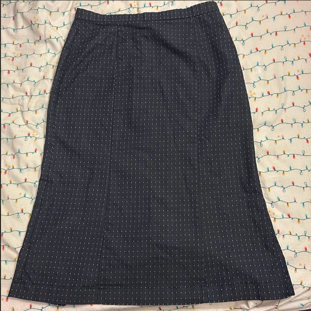 Women's Polks Dot Navy Skirt